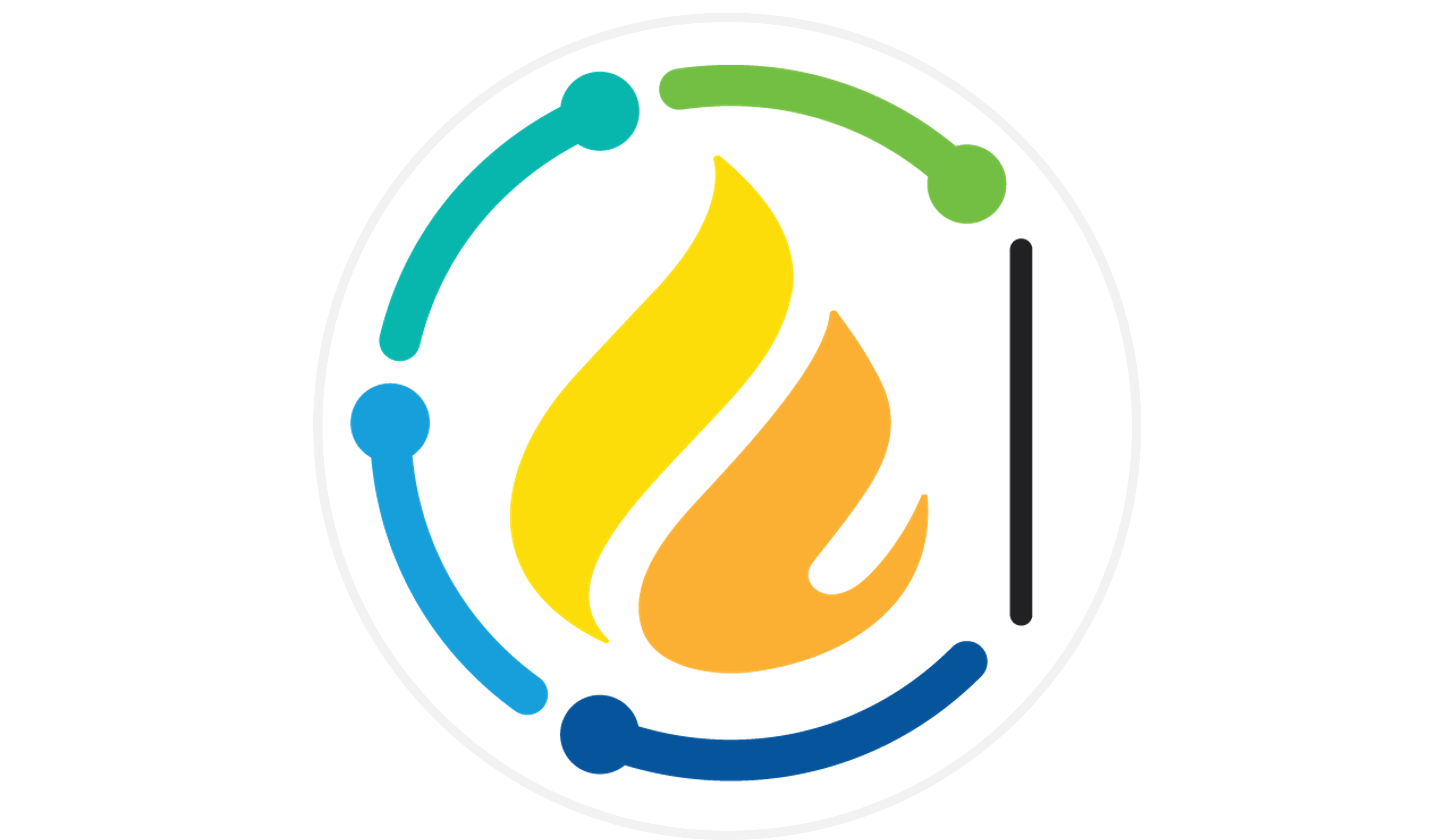 Icon of flame portion of the Data and Analytics Workshop logo